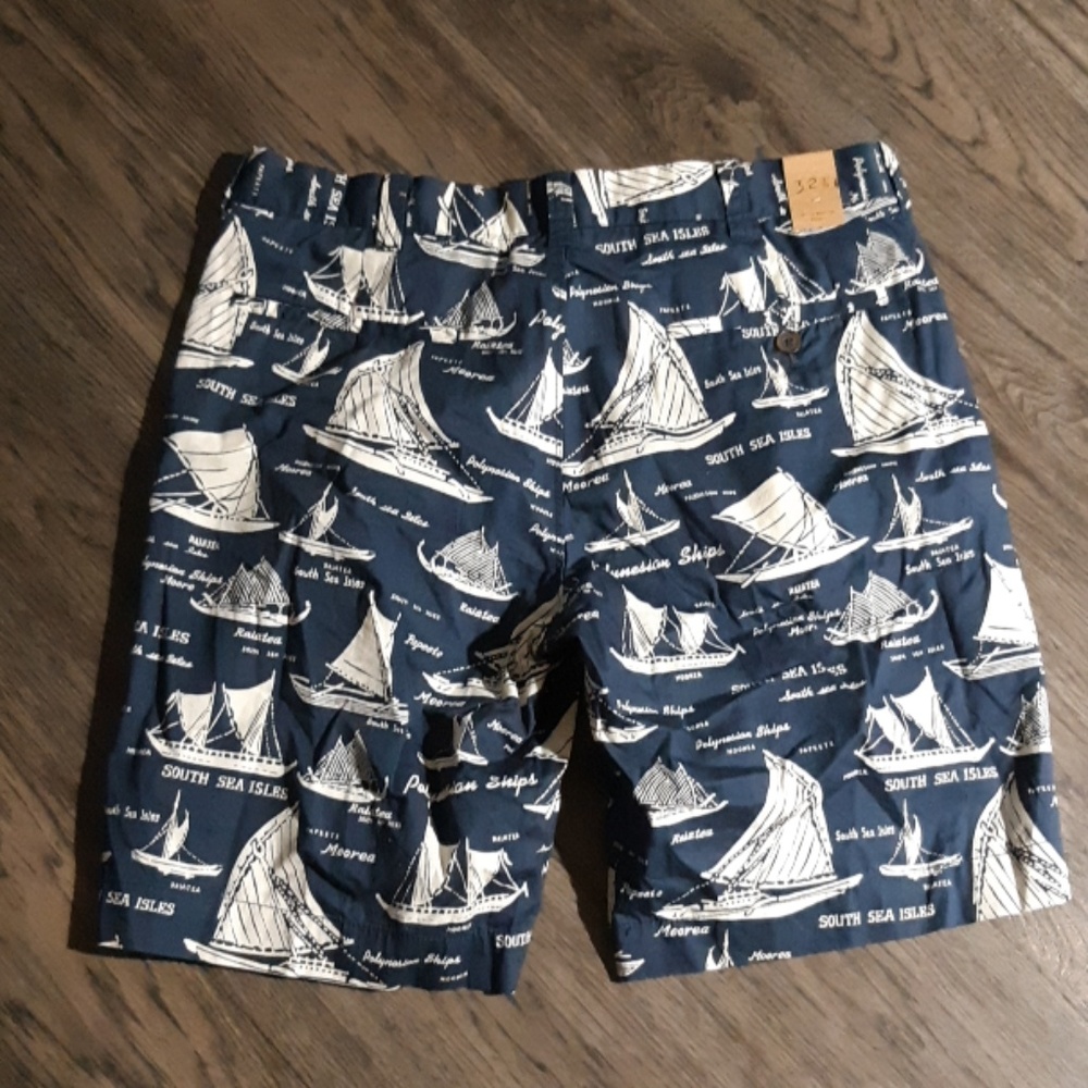 NWT 32W 9" Gramercy Sailing Shorts